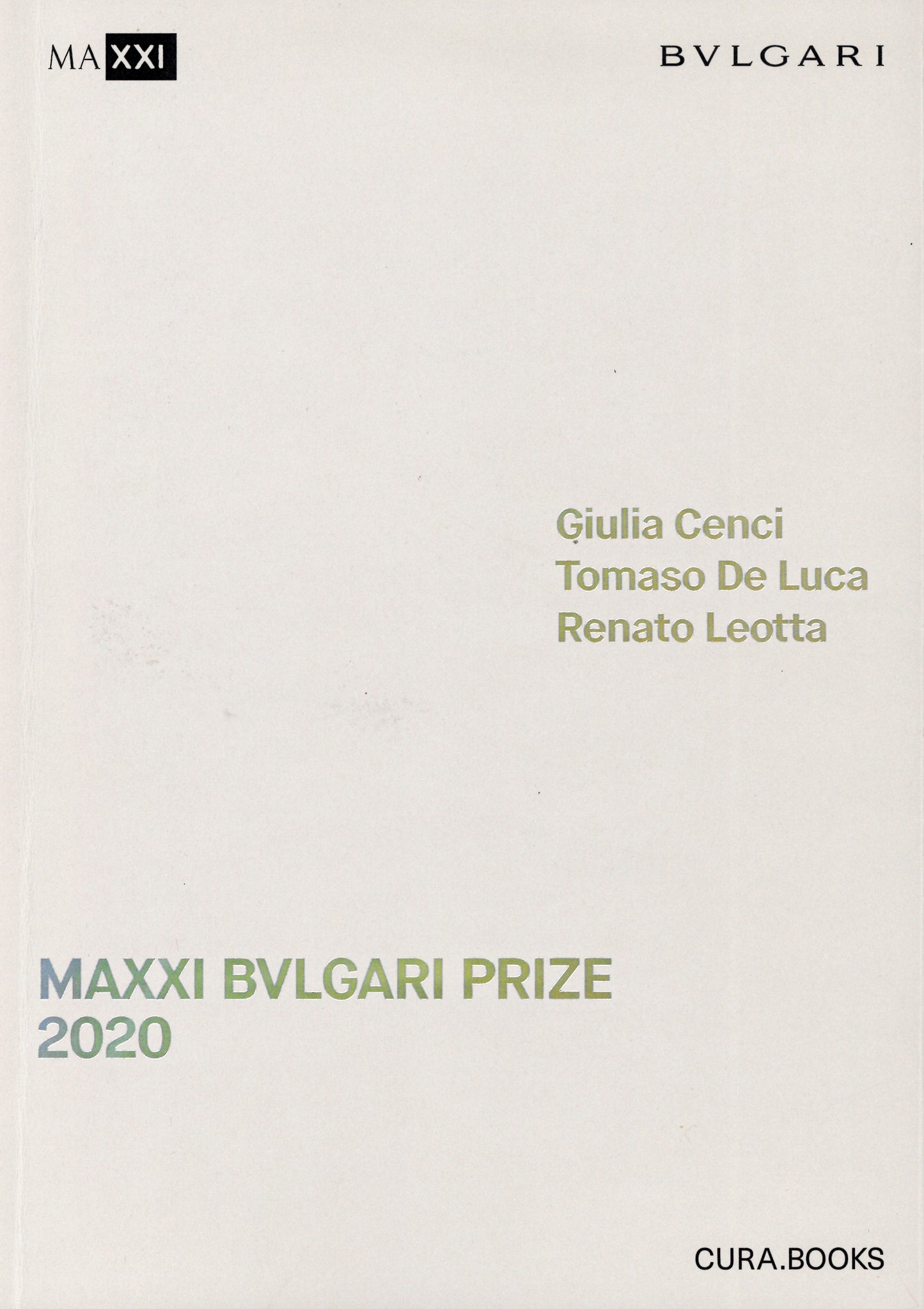 MAXXI BVLGARI PRIZE 2020